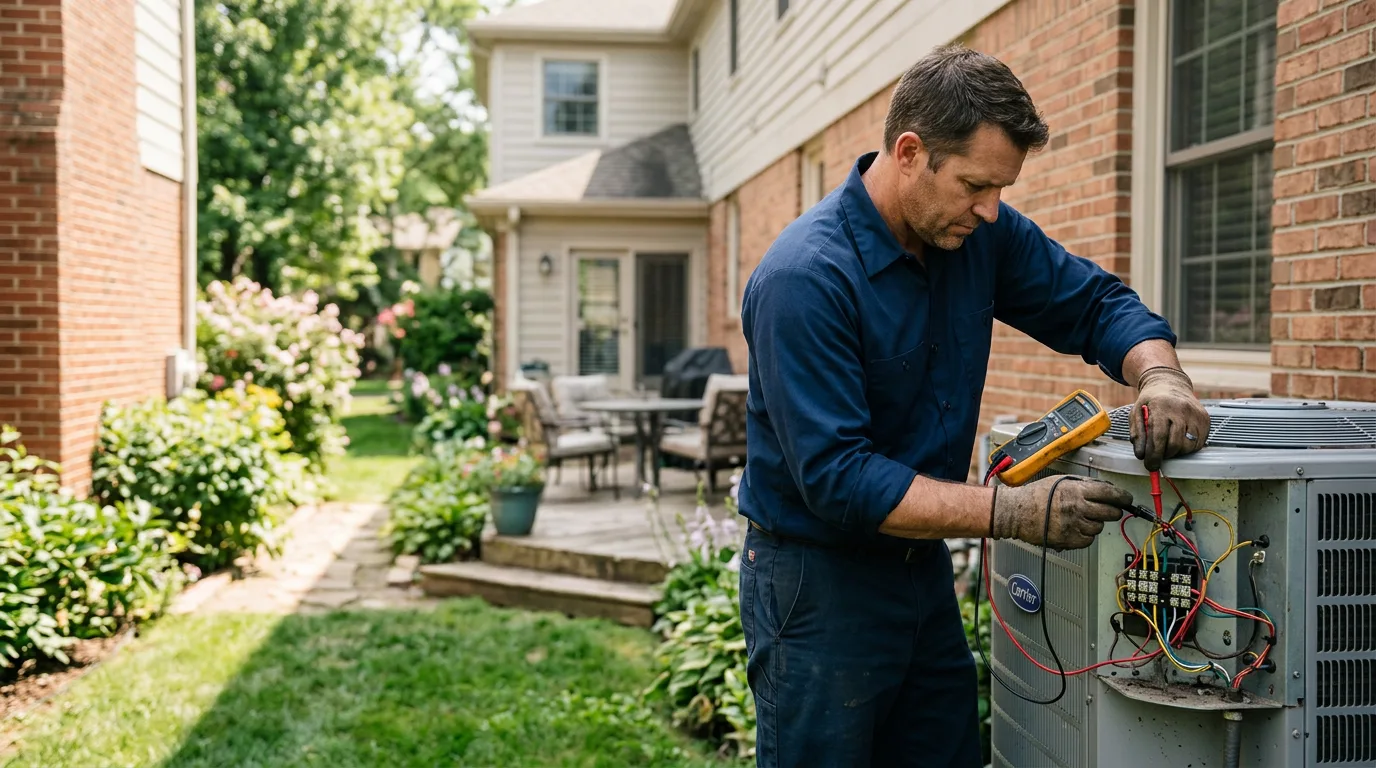 HVAC technician working near Mead, WA